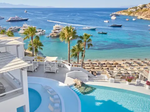 Mykonos Blu, A Grecotel Resort to Live, Ψαρρού